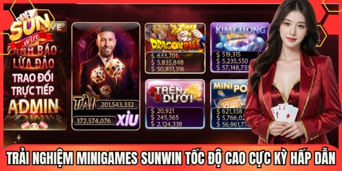 Minigames Sunwin tốc độ cao cực kỳ hấp dẫn